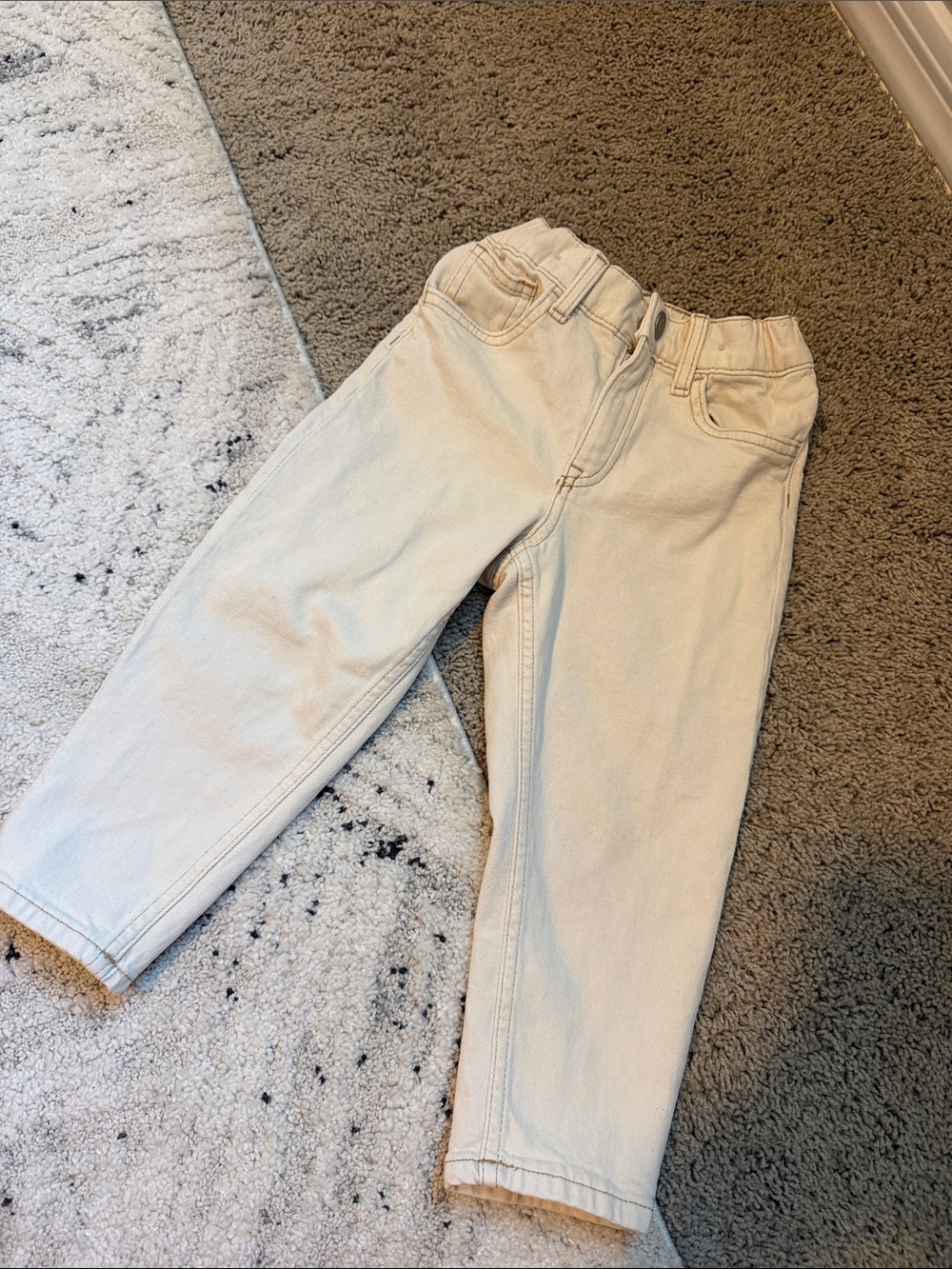 H&M Beige Relaxed Men’s Jeans